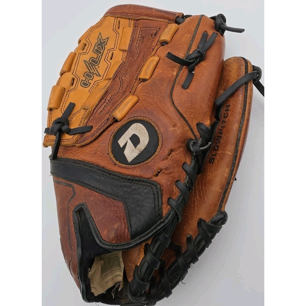 DeMarini A0800 SG13 Helix 13" Softball Glove Leather Brown RHT Slowpitch